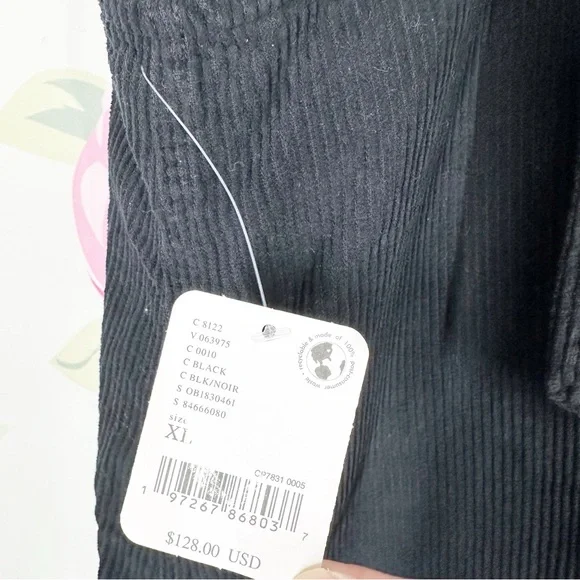 NEW Free People We The Free High Roller Cord Black Jumpsuit XL - Picture 10 of 13